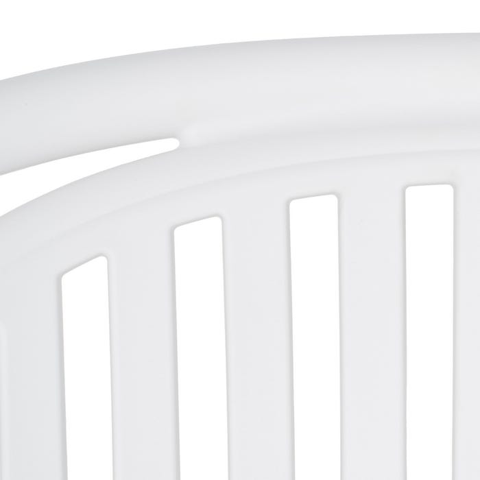 White Polypropylene Contract Chair 51 X 57 X 78 Cm
