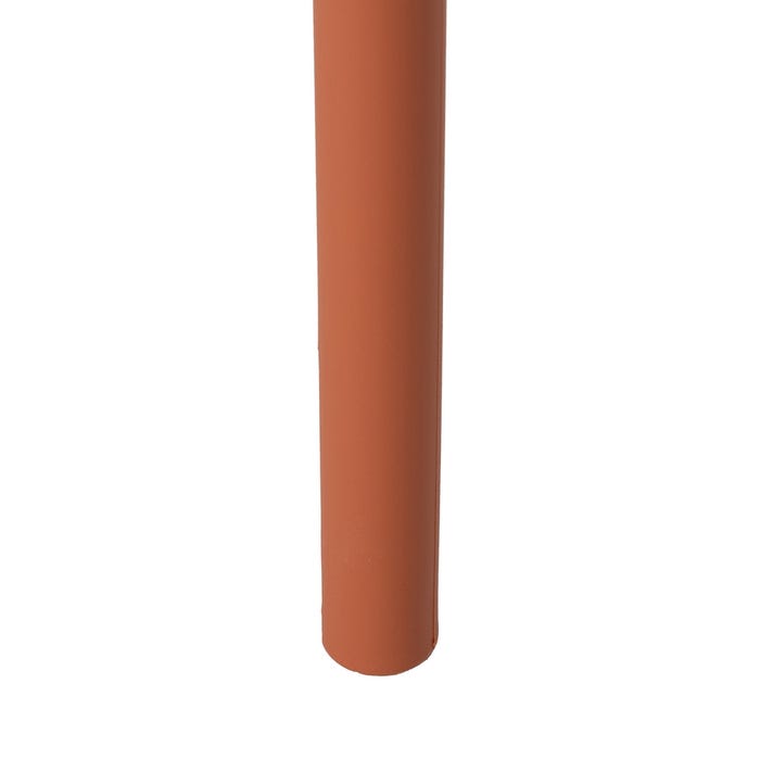 Terracotta Polypropylene Contract Chair 51 X 57 X 78 Cm
