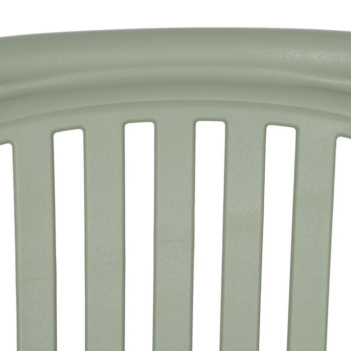 Green Polypropylene Contract Chair 57 X 57 X 78 Cm