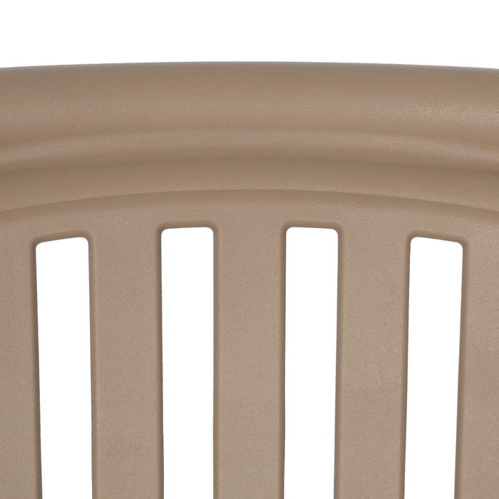 Beige Polypropylene Contract Chair 57 X 57 X 78 Cm