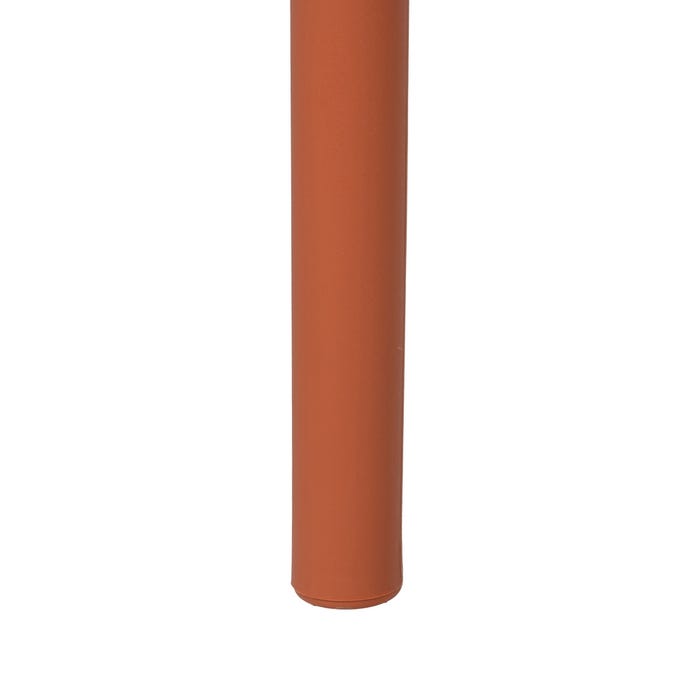 Terracotta Polypropylene Contract Chair 57 X 57 X 78 Cm