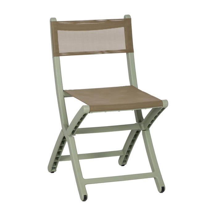 Green Polypropylene Folding Chair 45 X 55 X 83 Cm