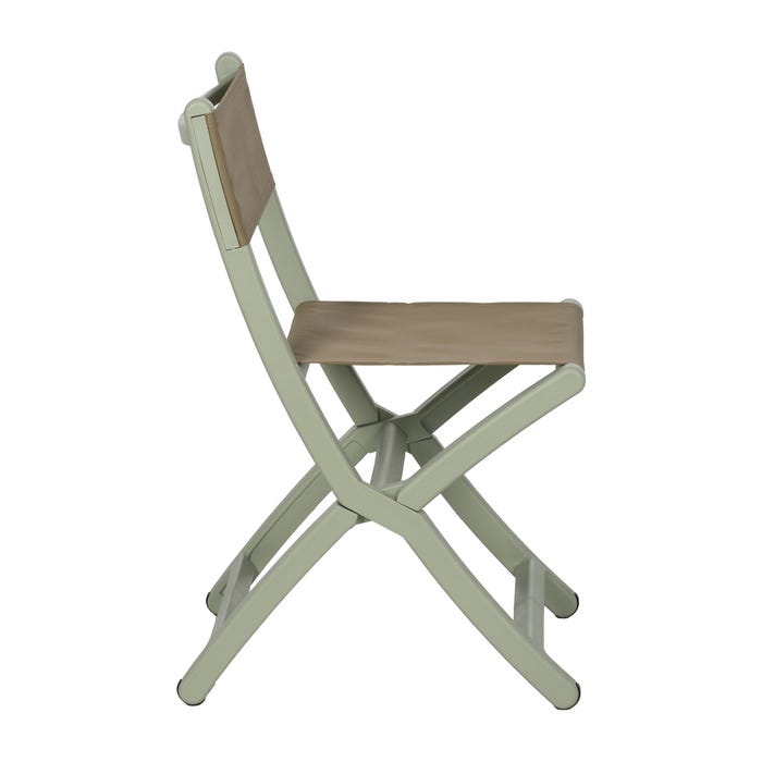 Silla Plegable Verde Polipropileno 45 X 55 X 83 Cm