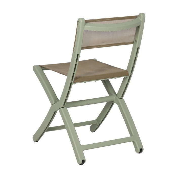 Silla Plegable Verde Polipropileno 45 X 55 X 83 Cm