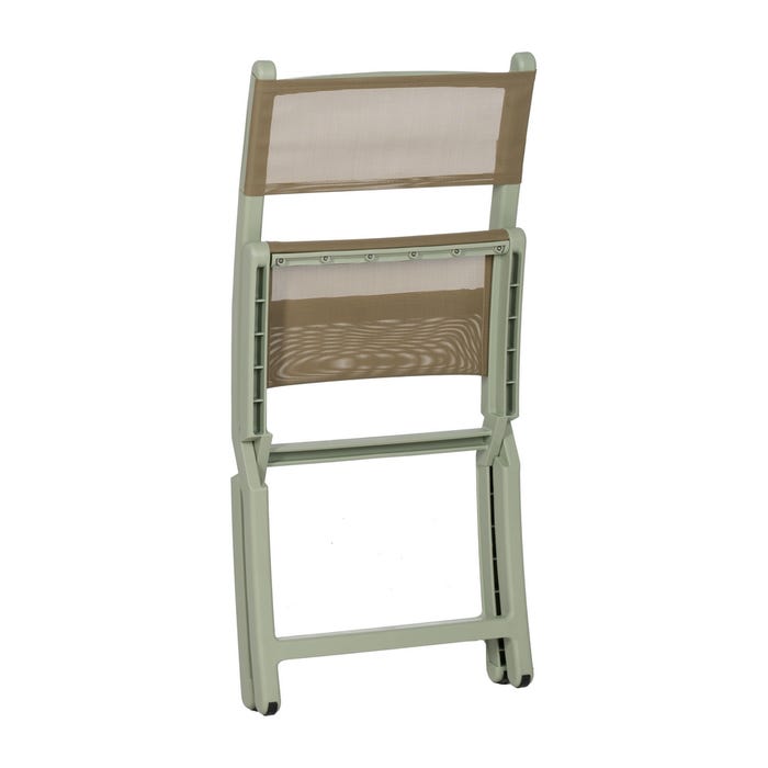 Green Polypropylene Folding Chair 45 X 55 X 83 Cm