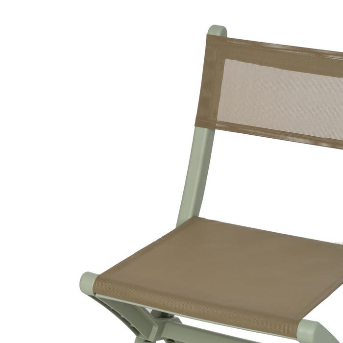 Green Polypropylene Folding Chair 45 X 55 X 83 Cm