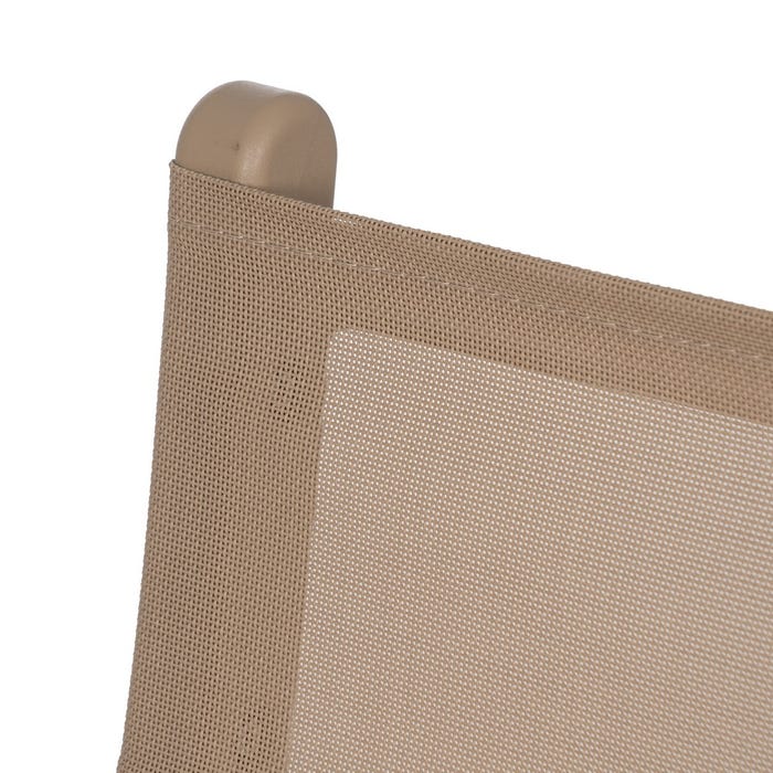 Beige Polypropylene Folding Chair 45 X 55 X 83 Cm