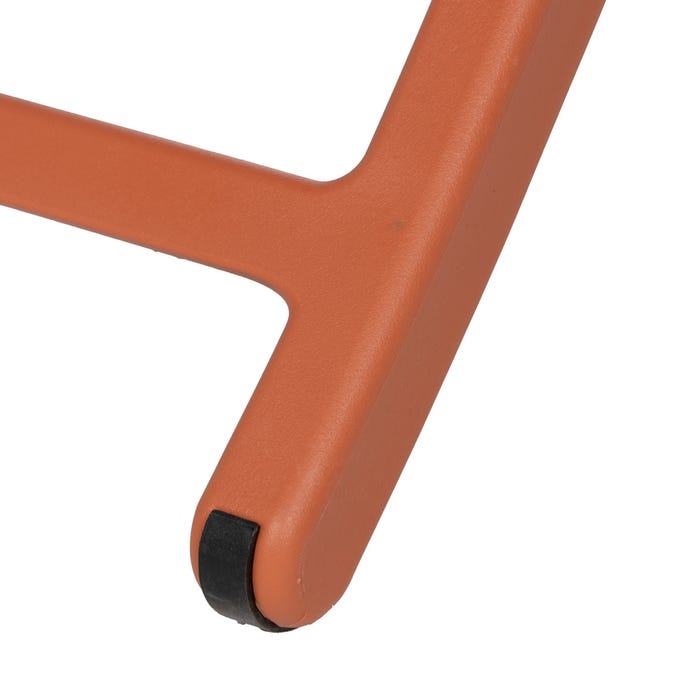 Terracotta Polypropylene Folding Chair 45 x 55 x 83 cm
