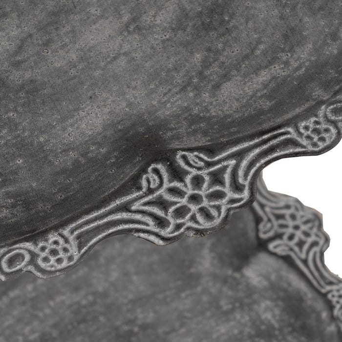 Estantería Gris Metal Decoración 45 X 45 X 144 Cm