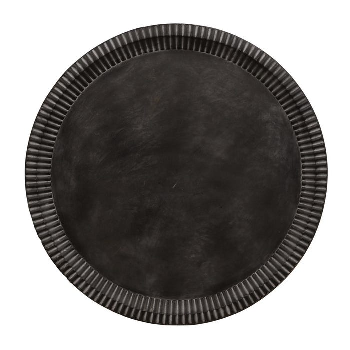 Mesita Gris Oscuro Metal 54,50 X 54,50 X 70,50 Cm