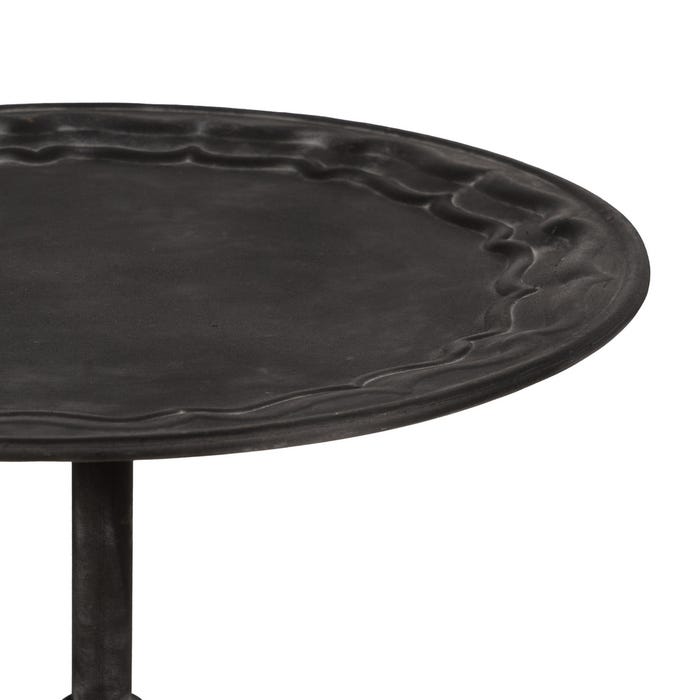Mesita Gris Oscuro Metal 45 X 45 X 60 Cm