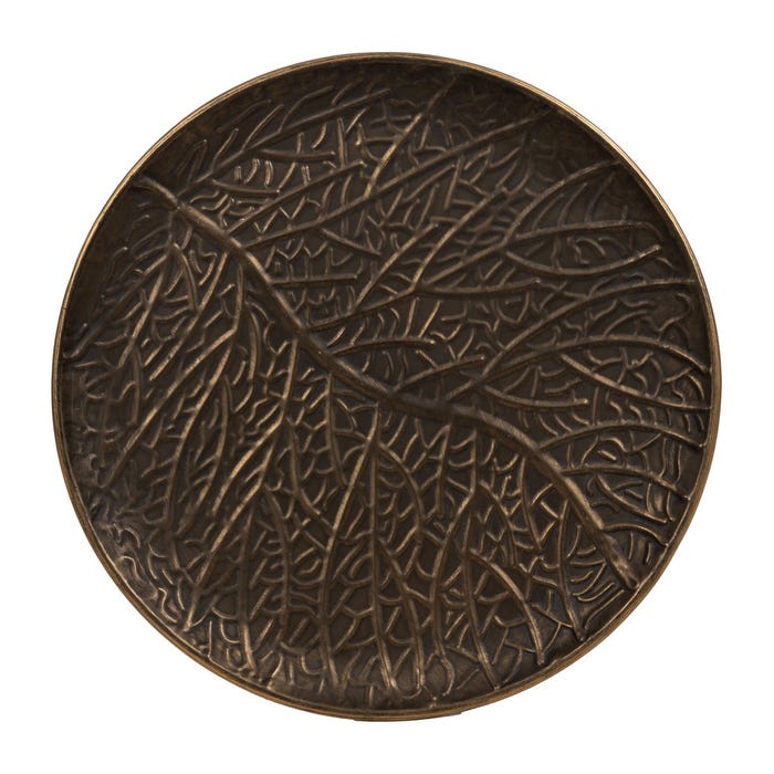 Mesita Oro Viejo Metal 43 X 43 X 62 Cm
