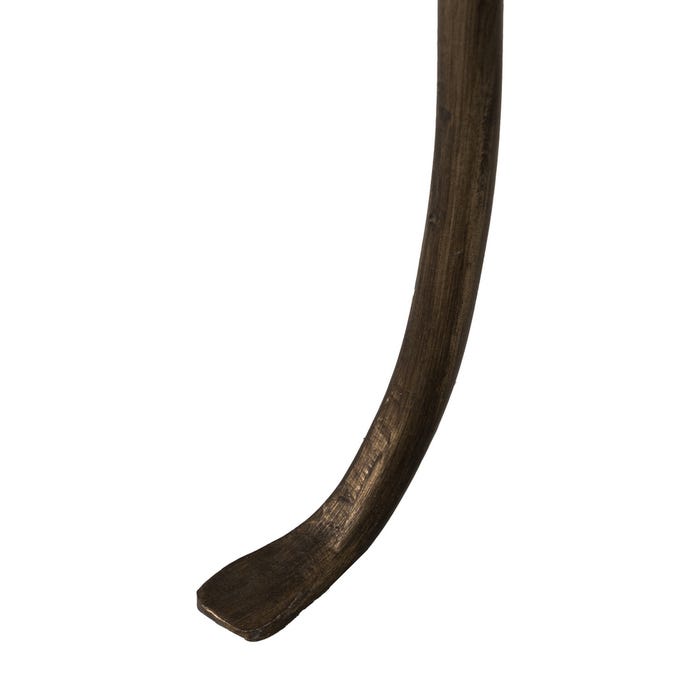 Mesita Oro Viejo Metal 50 X 50 X 71 Cm