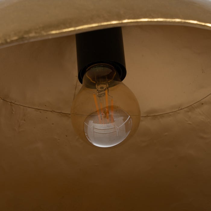 Lámpara Techo Oro Metal 42 X 29 X 21 Cm