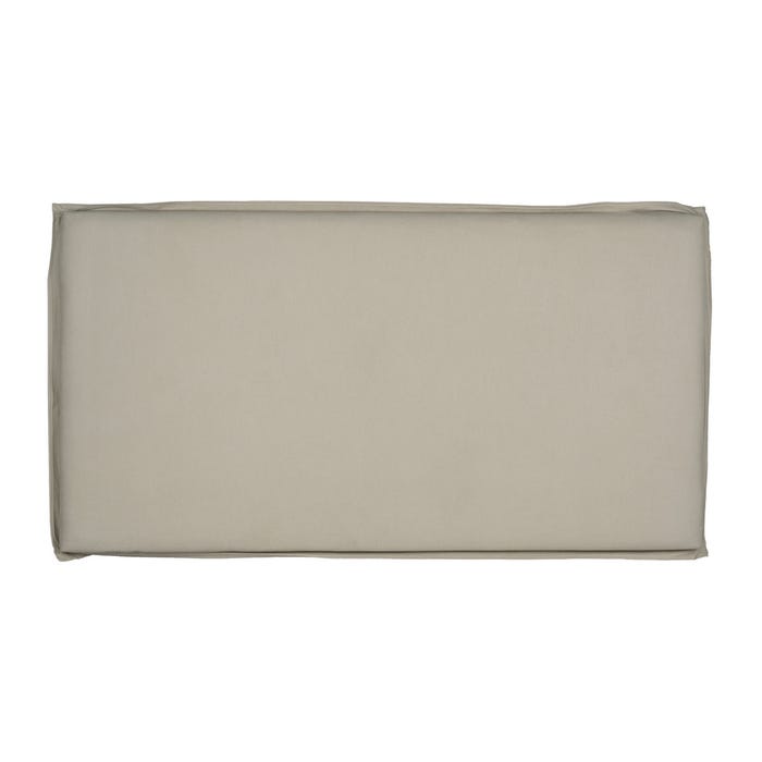 Cabecero Beige Tejido Dormitorio 190 X 8 X 100 Cm