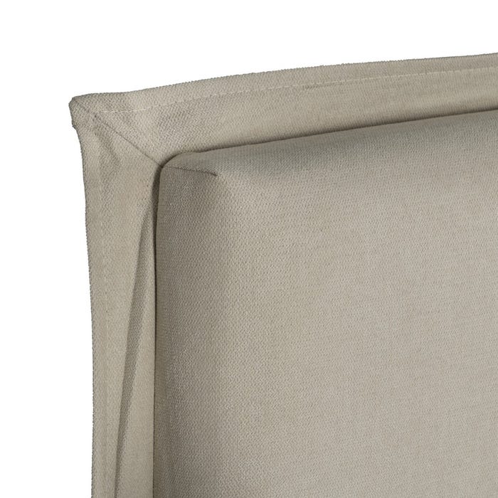 Cabecero Beige Tejido Dormitorio 190 X 8 X 100 Cm