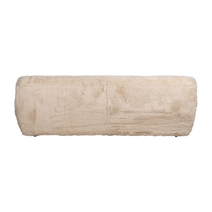3-Seater Beige Fabric Sofa 240 x 107 x 79.50 cm