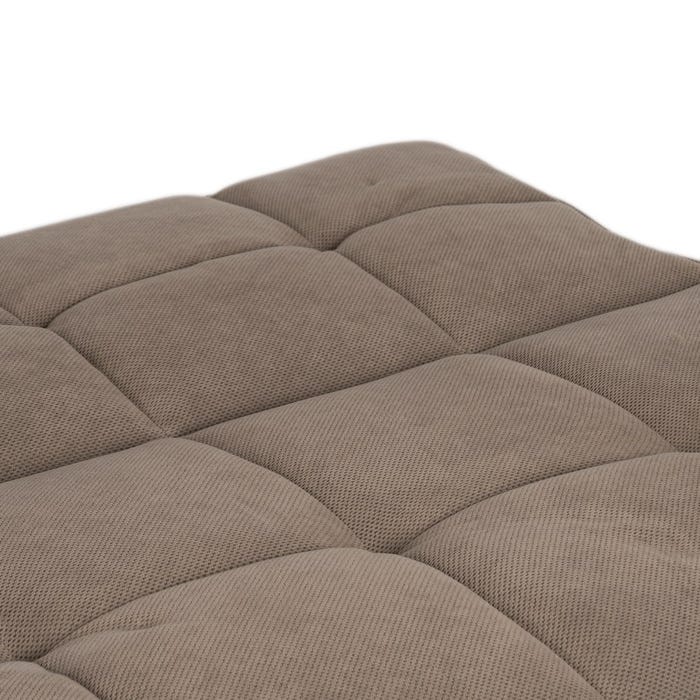 Beige Sofa Bed Wood Decoration 175 X 84 X 73 Cm