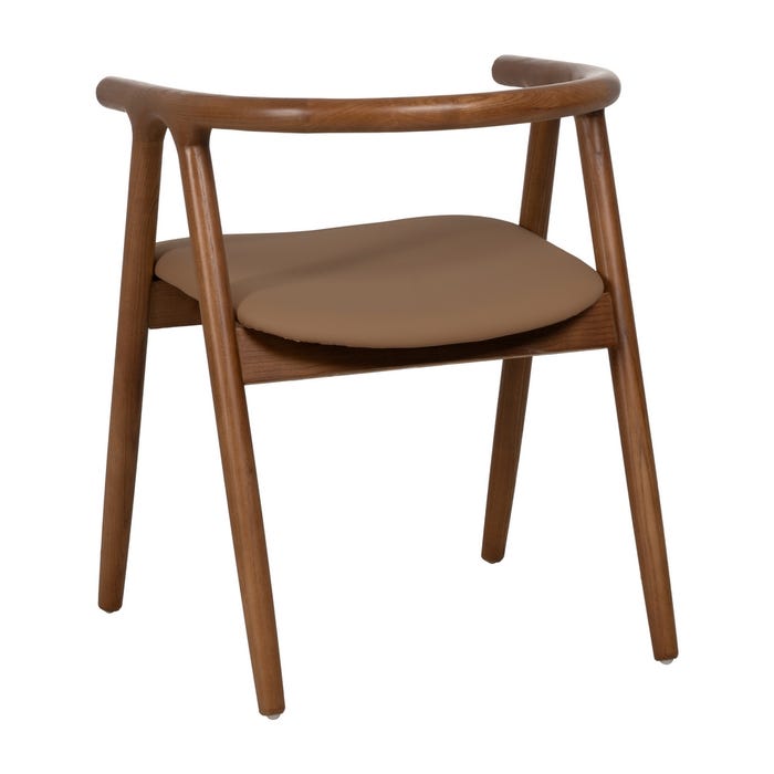 Yellow-Brown Elm Wood Chair 47 x 46 x 71 cm