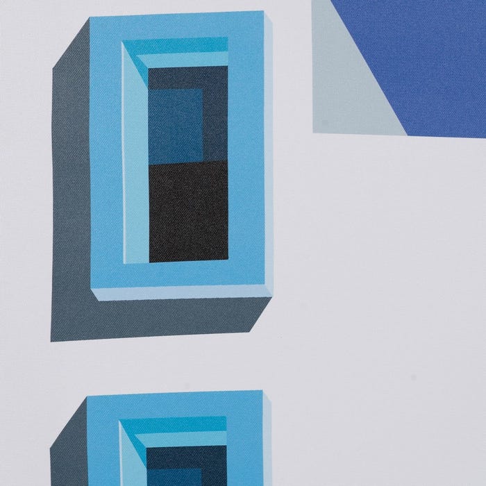 Cuadro Impresión Fachada 2/M Decoración 40 X 2,20 X 50 Cm