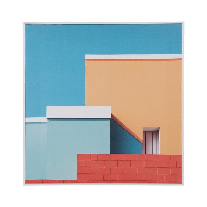Cuadro Impresión Edificio 2/M Decoración 50 X 2,20 X 50 Cm