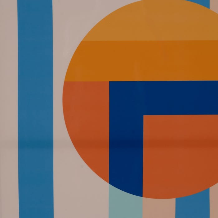 Abstract Print Painting Decoration 80 X 3.30 X 120 Cm