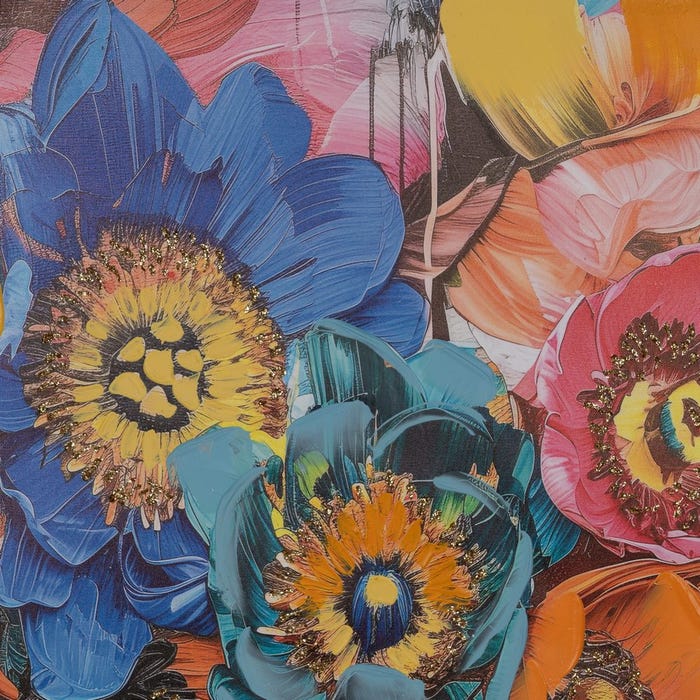Abstract Print Painting Decoration 80 X 3.30 X 120 Cm