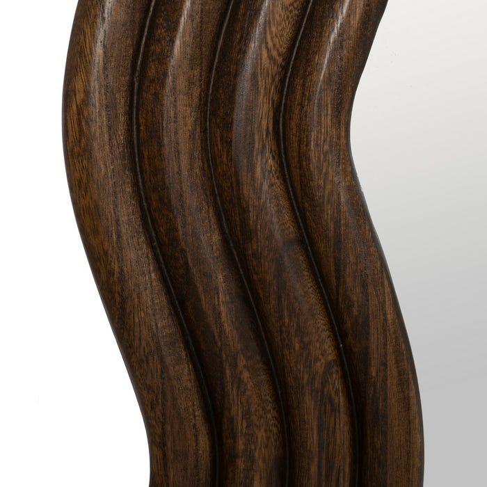 Espelho de madeira natural de Paulonia 75 x 175 x 3,50 cm