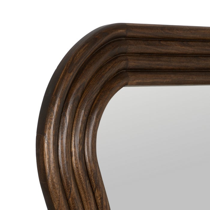 Espelho de madeira natural de Paulonia 75 x 175 x 3,50 cm