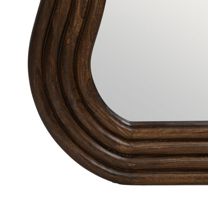 Espelho de madeira natural de Paulonia 75 x 175 x 3,50 cm