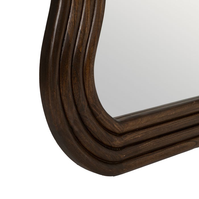 Espelho de madeira natural de Paulonia 75 x 175 x 3,50 cm