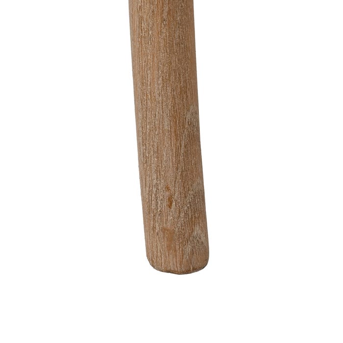 Natural-Beige Fabric-Wood Chair 44 X 42 X 88 Cm