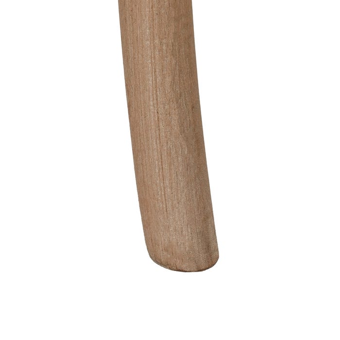 Natural-Beige Fabric-Wood Chair 41 X 41 X 89 Cm