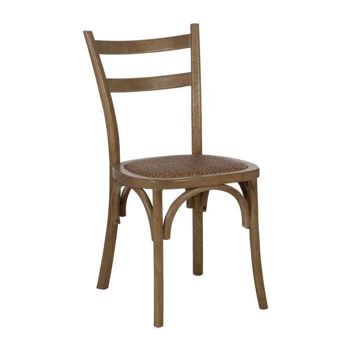 Natural Elm Wood Contract Chair 45 x 54 x 88.50 cm