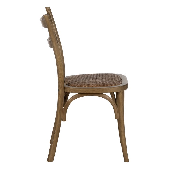 Natural Elm Wood Contract Chair 45 x 54 x 88.50 cm
