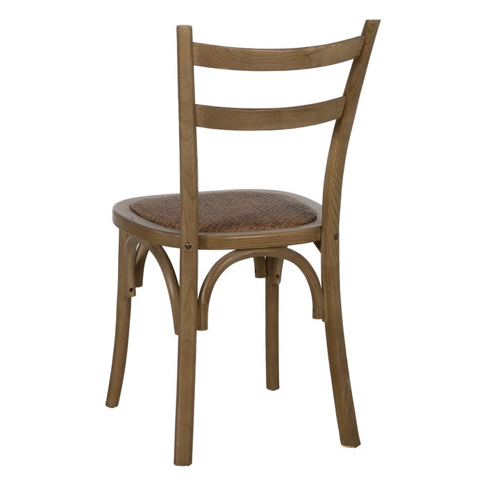 Natural Elm Wood Contract Chair 45 x 54 x 88.50 cm