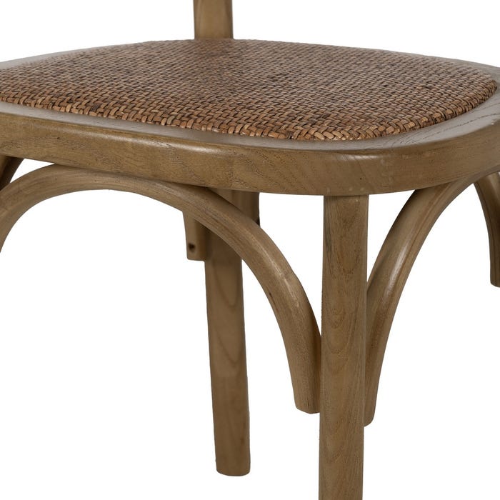 Natural Elm Wood Contract Chair 45 x 54 x 88.50 cm