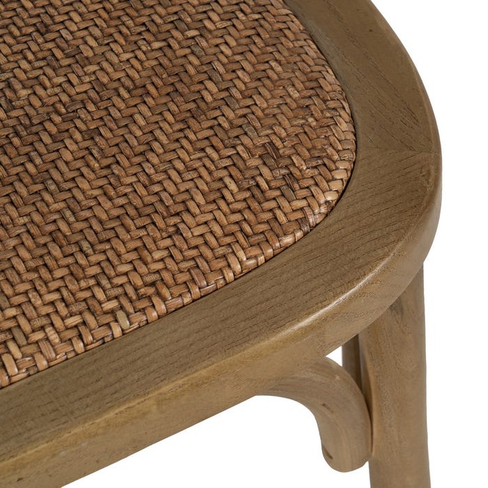 Natural Elm Wood Contract Chair 45 x 54 x 88.50 cm