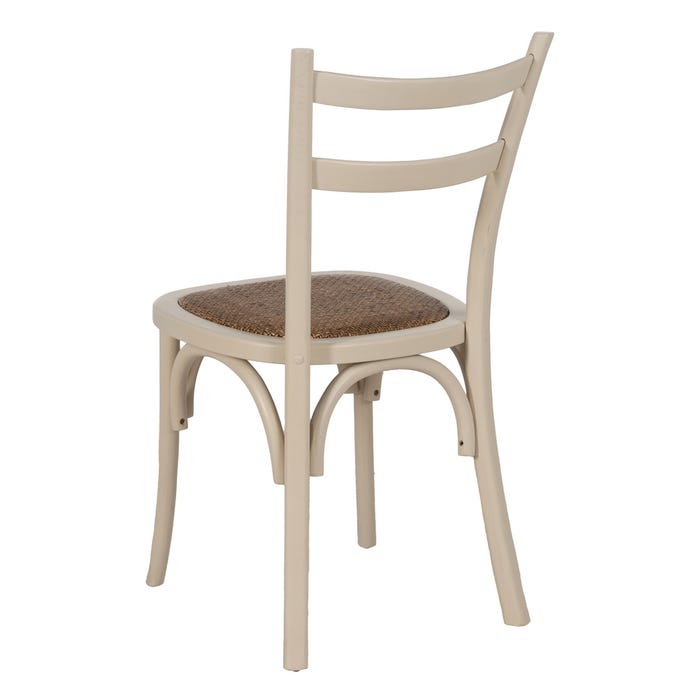 Silla Crema Madera De Olmo Contract 45 X 54 X 88,50 Cm