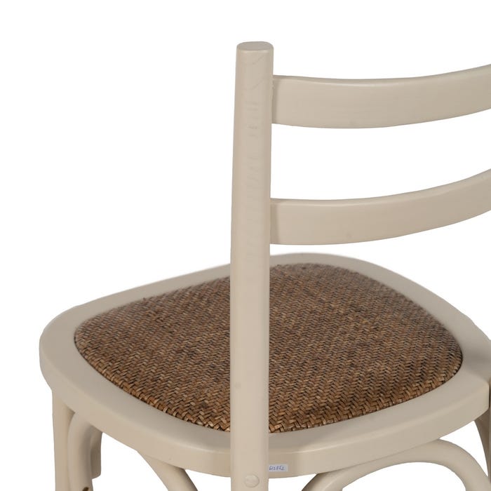 Silla Crema Madera De Olmo Contract 45 X 54 X 88,50 Cm