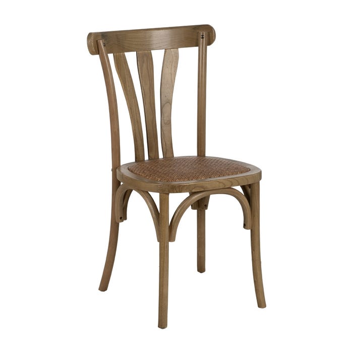 Natural Elm Wood Contract Chair 48 x 47 x 88.50 cm