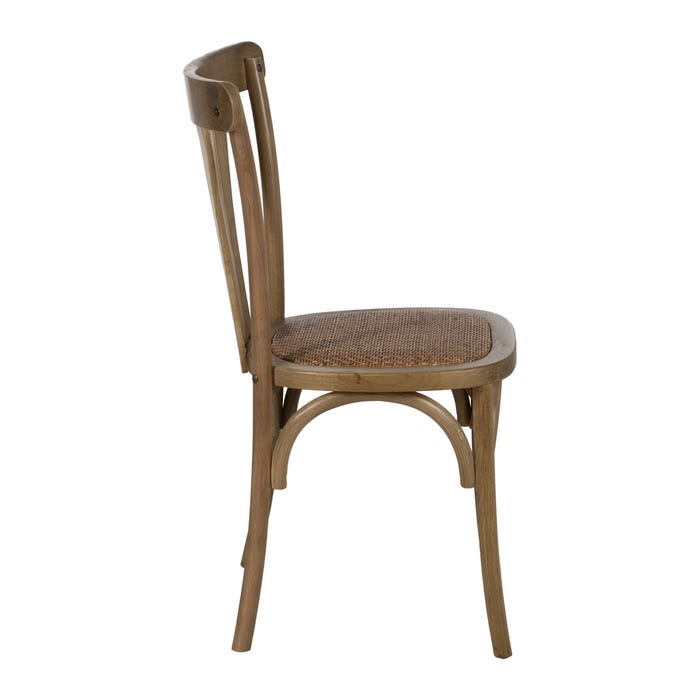 Natural Elm Wood Contract Chair 48 x 47 x 88.50 cm