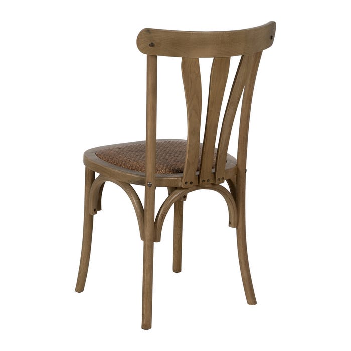 Natural Elm Wood Contract Chair 48 x 47 x 88.50 cm