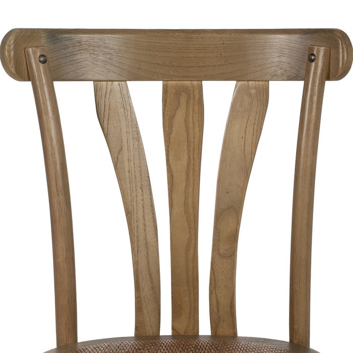 Natural Elm Wood Contract Chair 48 x 47 x 88.50 cm