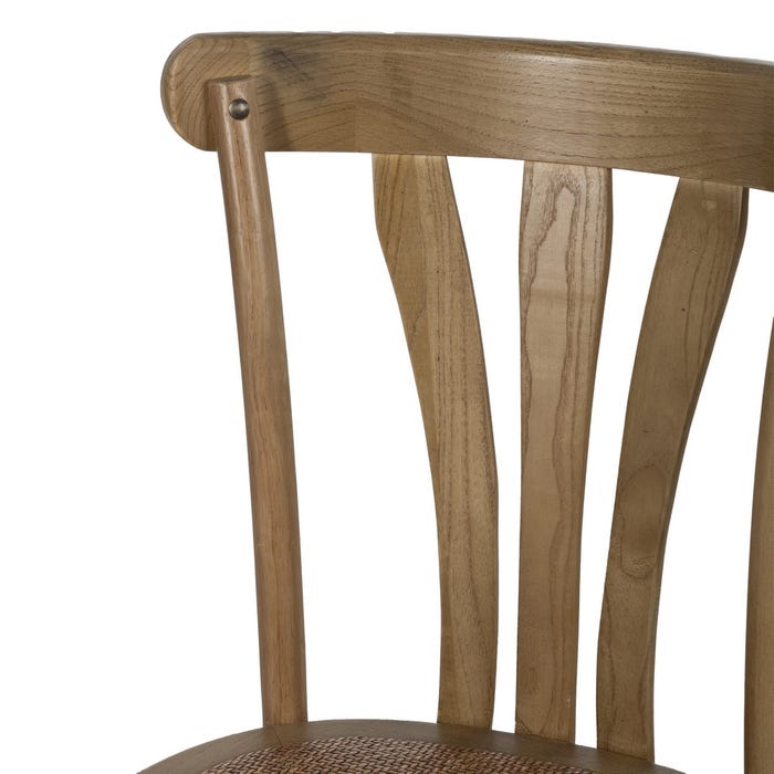 Natural Elm Wood Contract Chair 48 x 47 x 88.50 cm