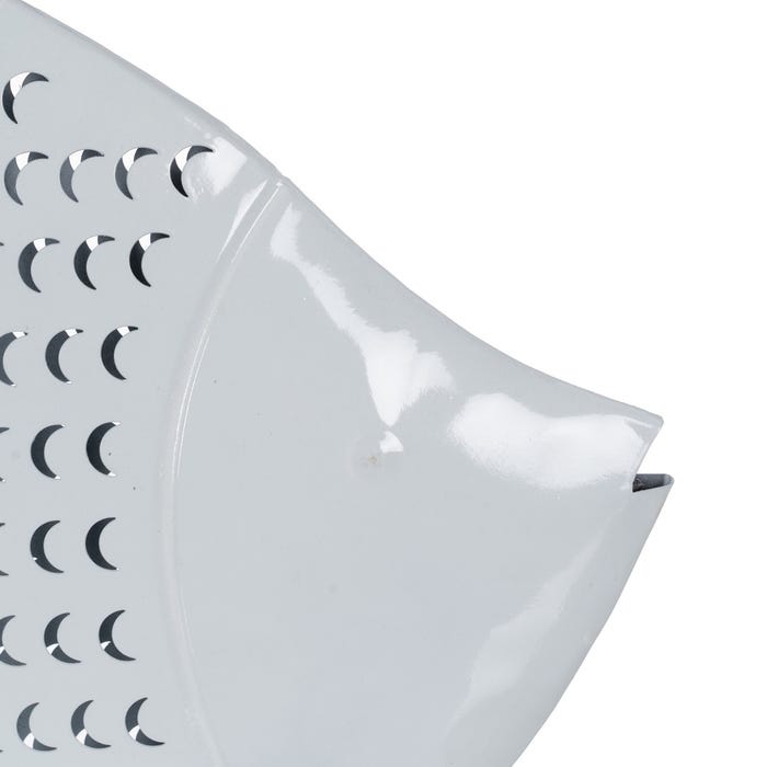 White Metal Fish Figure 49.50 X 7 X 36.50 Cm