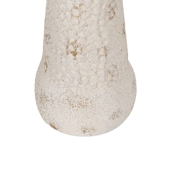 Figura de cogumelo de metal bege 51 x 51 x 58 cm