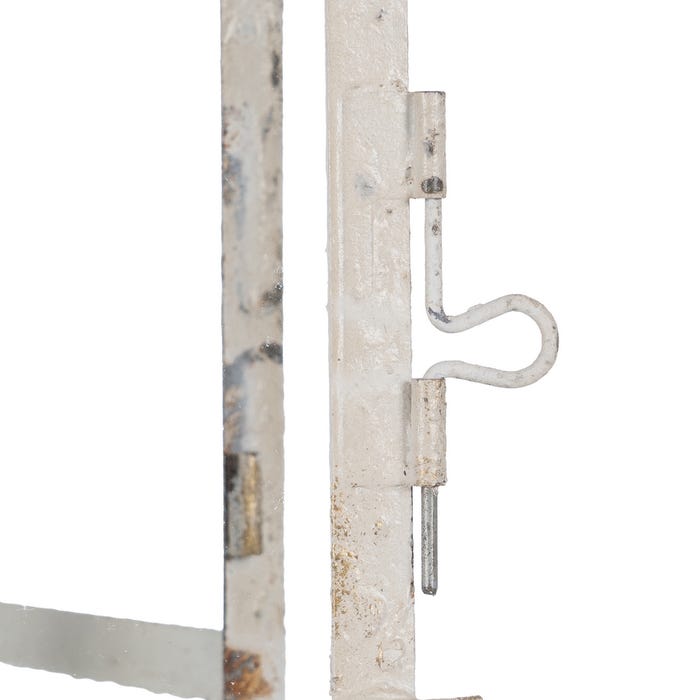 Light Blue Metal Candle Holder Lantern 18 X 18 X 81 Cm