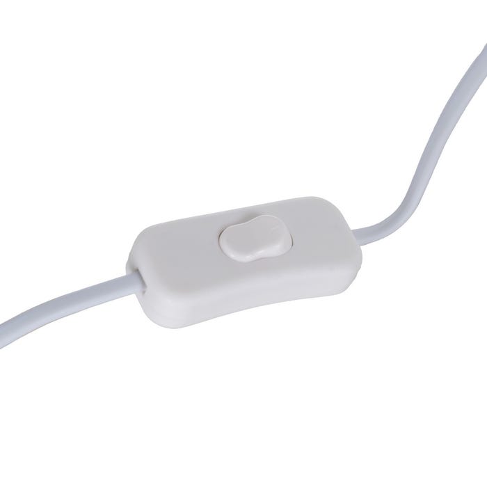 David Table Lamp White Resin 21 X 21 X 30 Cm