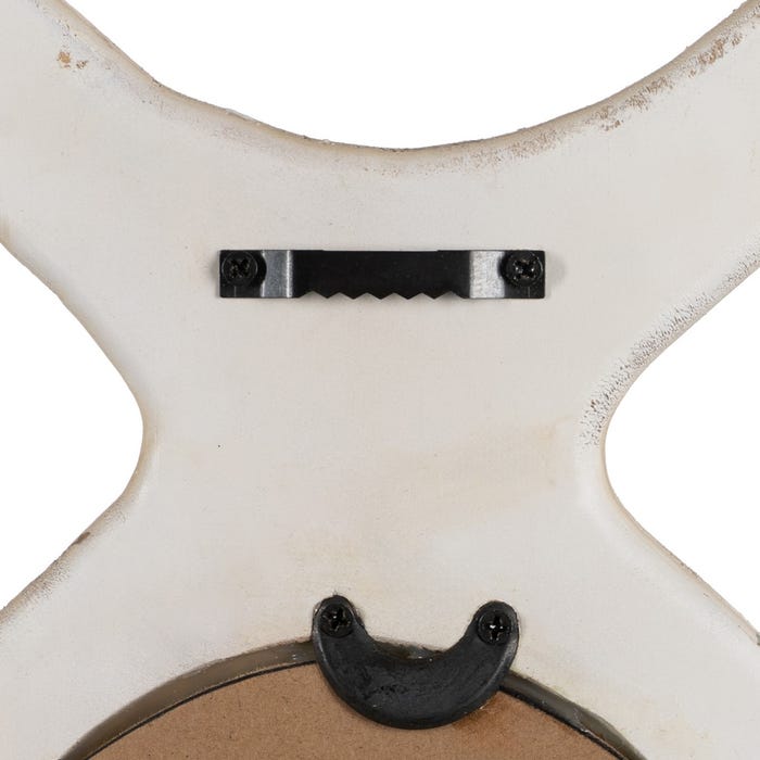 Espejo Pez Blanco Rozado Madera 26 X 2 X 49 Cm